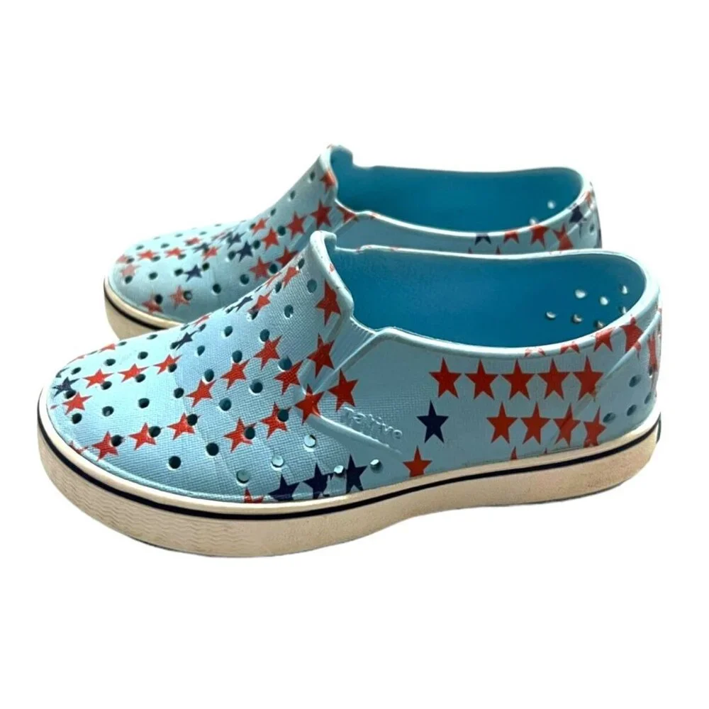 Native Miles C11 Patriotic Stars Sneaker Sandals